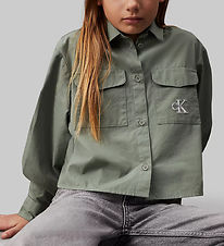 Calvin Klein Skyrta - Hreint tól - Loftsteinn Green
