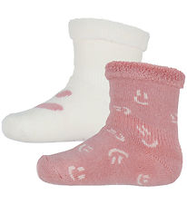 Molo Socken - Bambus - 2er-Pack - Nodda - Flamingo Feder