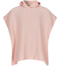 Lille Kanin Handklæða ponsjó - Múslín - Rose Smoke