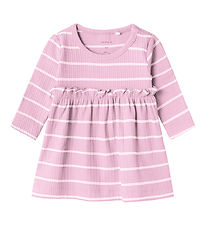 Name It Kjóll - Rib - NbfKianna - Pastel Lavender
