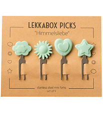 Lekkabox Mini Forks - 4-Pack - Sky Magic