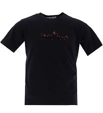 Stone Island T-Shirt - Schwarz m. Print