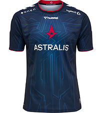Hummel Stuttermabolur - Astralis 21/22 Leikur Jersey - Marine/st