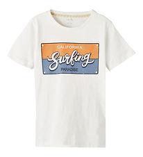 Name It Stuttermabolur - NkmPfholiday - Bright White