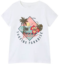 Name It Stuttermabolur - NkfPsurfi - Bright White