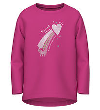 Name It Blouse - NmfVix - Raspberry Rose/Shooting Star