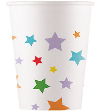 Decorata Party Cardboard mug - 8-Pack - 200 mL - Multicolour Bri