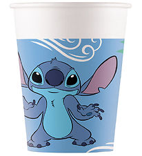 Decorata Party Pappbecher - 8er-Pack - 200 ml - Stitch & Angel