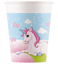 Decorata Party Cardboard mug - 8-Pack - 200 mL - Unicorn