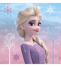 Decorata Party Servíettur - 20-pakkning - 33x33 cm - Frozen II W