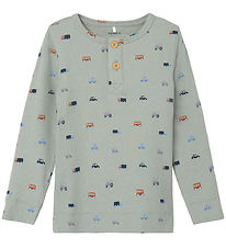 Name It Blouse - Rib - NmmDabu - Wrought Iron