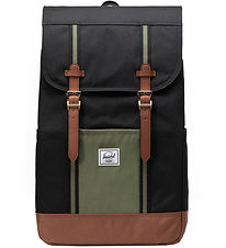 Herschel Backpack - Retreat - Black/Four Leaf Clover/Saddle Brow