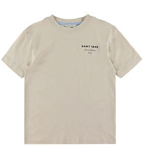 GANT T-Shirt - Graphic Script - Soft Hafer