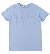 GANT T-skjorte - Tonal - Frisk Blue
