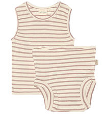Petit Piao Underwear - Rib - Modal - Rose Fawn