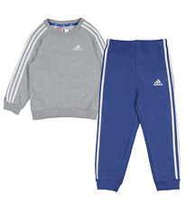 adidas Performance Sweat Set - I 3S - Grey/Blue
