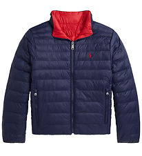 Polo Ralph Lauren Steppjacke - Umkehrbar - Navy/Rot