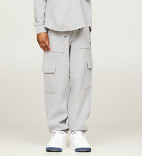 Tommy Hilfiger Trousers - Monotype Waffle - Light Grey Heather