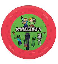 Decorata Party Plastplattor - 4-pack - 21 cm - Minecraft