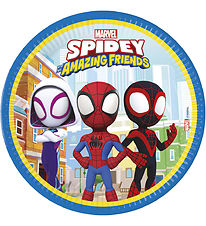 Decorata Party Kartongtallrikar - 8-pack - 23 cm - Spidey & His