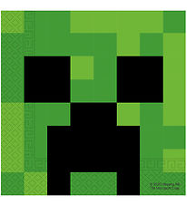 Decorata Party Servetter - 20-pack - 33x33 cm - Minecraft