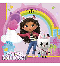 Decorata Party Napkins - 20-pack - 33x33 cm - Gabby's Dollhous