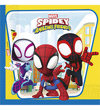 Decorata Party Servíettur - 20 pakki - 33x33 cm - Spidey & His A