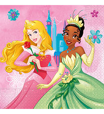 Decorata Party Servíettur - 20 pakki - 33x33 cm - Princess Live
