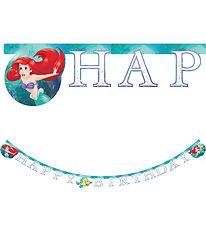 Decorata Party Happy Afmæli Banner - Ariel Curious