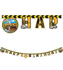 Decorata Party Happy Afmæli Banner - Framkvæmdir