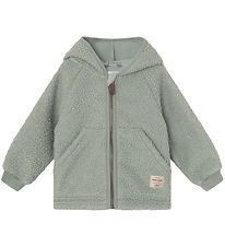 Mini A Ture Fleecejacke - Teddy - MatLiff - Pale Green