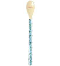 Rice Spoon - Melamine - Latte - Blue/Good Luck