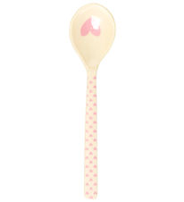 Rice Spoon - Melamine - Tea - M desert pink/Favorite Hearts
