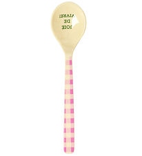 Rice Spoon - Melamine - Tea - Pink/Check It Out