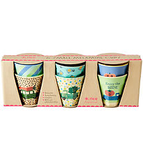 Rice Cups - Melamine - 6 pcs - 160 mL - Multi/Happy Cars Print