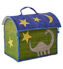 Rice Storage Basket - Extra Little Raffia House - 24x17x22 cm -