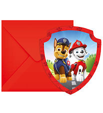 Decorata Party Boð - 6 Pakki - Paw Patrol Björgunarhetjur