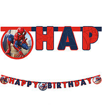 Decorata Party Happy Afmæli Banner - Spider-Man Glæpamaður