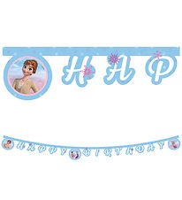 Decorata Party Happy Afmæli Banner - Frozen II Wind Spirit