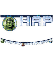 Decorata Party Happy Afmæli Banner - Avengers Infinity Steinar