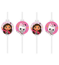 Decorata Party Straws - 4-Pack - Gabby's Dollhouse