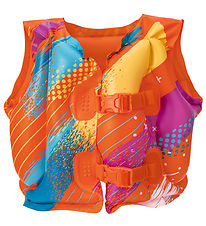 Bestway Flotvesti - 19-30 kg - Colorify - Appelsína M. Rendur