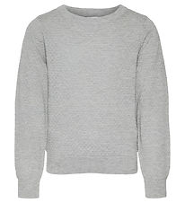 Vero Moda Girl Bluse - VmCare - Noos - Strick - Light Grey Melan