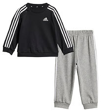 adidas Performance Sweat Set - I 3S Jog - Black/Grey