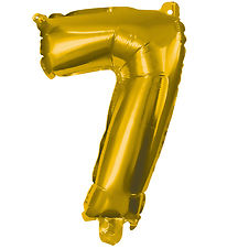 Decorata Party Þynnublöðru - 85 cm - No 7 - Gull
