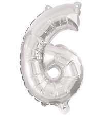 Decorata Party Þynnublaðra - 95 cm - No 6 - Silfur