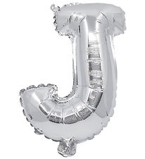 Decorata Party Þynnublöðru - 31 cm - J - Silfur