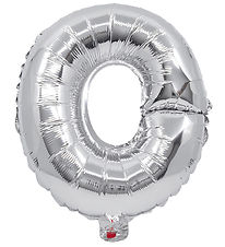 Decorata Party Þynnublöðru - 32 cm - O - Silfur