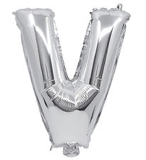 Decorata Party Þynnublöðru - 34 cm - V - Silfur