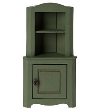 Maileg Corner cabinet - Mouse - Dark Green